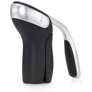 OXO SteeL Vertical Lever Corkscrew with Removable Foil Cutter, Silver, 18.7 x 18.7 x 6.1 cm 11147600UK OXO SteeL Vertical Lever Corkscrew with Removable Foil Cutter, Silver, 18.7 x 18.7 x 6.1 cm 11147600UK