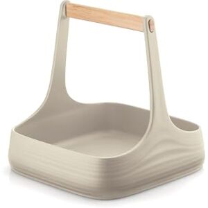 Guzzini Table Organizer, 100% post consumer recycled plastic, Clay, 22x22xh22.5 cm Guzzini Table Organizer, 100% post consumer recycled plastic, Clay, 22x22xh22.5 cm