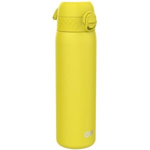 ION8 Yellow Stainless Steel Water Bottle - 600ml/20oz, Leak Proof ION8 Yellow Stainless Steel Water Bottle - 600ml/20oz, Leak Proof