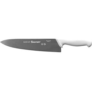 Starrett Professional Stainless Steel Chefs Kitchen Knives Wide Triangular Profile 10-inch (250mm) White Handle Starrett Professional Stainless Steel Chefs Kitchen Knives Wide Triangular Profile 10-inch (250mm) White Handle