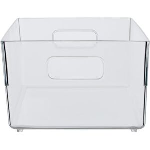 Premier Housewares Large Clear Plastic Fridge Bin With Handles Organize Your Fridge in Style Lid Organizers Containers to Organize 13 x 41x 21 Premier Housewares Large Clear Plastic Fridge Bin With Handles Organize Your Fridge in Style Lid Organizers Containers to Organize 13 x 41x 21