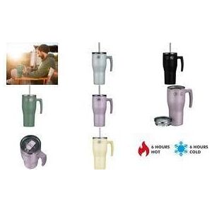 Thermos Refreshing Series Insulated Drinking Cup 0.85 L Lavender Matt Tumbler with Straw and Handle for Travel, Work or Home, Tasteless Double-Walled Stainless Steel Thermos Refreshing Series Insulated Drinking Cup 0.85 L Lavender Matt Tumbler with Straw and Handle for Travel, Work or Home, Tasteless Double-Walled Stainless Steel