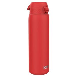 Ion8 Lightweight 1 Litre Steel Water Bottle, Non-Insulated, Leak Proof, Easy to Open, Secure Lock, Dishwasher Safe, Flip Cover, Carry Handle, Ideal for Travel & Active Lifestyles, Red Ion8 Lightweight 1 Litre Steel Water Bottle, Non-Insulated, Leak Proof, Easy to Open, Secure Lock, Dishwasher Safe, Flip Cover, Carry Handle, Ideal for Travel & Active Lifestyles, Red