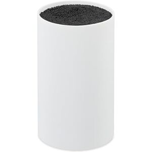 Relaxdays Empty Knife Block with Bristles, Holder for up to 8 Pieces, Versatile, HD 18x11 cm, Black-White Relaxdays Empty Knife Block with Bristles, Holder for up to 8 Pieces, Versatile, HD 18x11 cm, Black-White