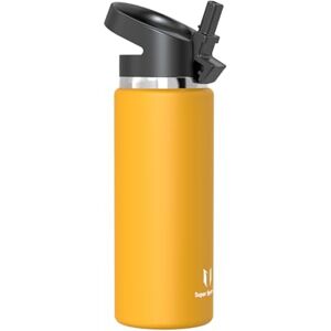 Super Sparrow Water Bottle Insulated 750ml Wide Mouth Metal Bottle Wide Mouth SwivelSip Flask BPA Free, Leak Proof Ergonomic Straw Water Bottles for Work, Gym, Travel, Sports Super Sparrow Water Bottle Insulated 750ml Wide Mouth Metal Bottle Wide Mouth SwivelSip Flask BPA Free, Leak Proof Ergonomic Straw Water Bottles for Work, Gym, Travel, Sports