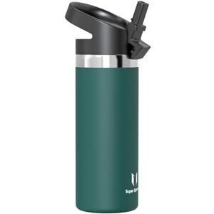 Super Sparrow Water Bottle Insulated 500ml Wide Mouth Metal Bottle Wide Mouth SwivelSip Flask BPA Free, Leak Proof Ergonomic Straw Water Bottles for Work, Gym, Travel, Sports Super Sparrow Water Bottle Insulated 500ml Wide Mouth Metal Bottle Wide Mouth SwivelSip Flask BPA Free, Leak Proof Ergonomic Straw Water Bottles for Work, Gym, Travel, Sports