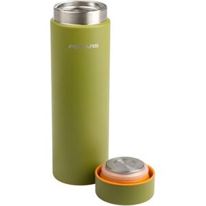 Fiskars On-the-go 1078760 Insulated Flask, 0.5 L, Leak-Proof and BPA-Free Drinking Bottle for Hot and Cold Drinks, Compact Design for Garden and Outdoor, Height 22 cm, Stainless Steel, Green Fiskars On-the-go 1078760 Insulated Flask, 0.5 L, Leak-Proof and BPA-Free Drinking Bottle for Hot and Cold Drinks, Compact Design for Garden and Outdoor, Height 22 cm, Stainless Steel, Green