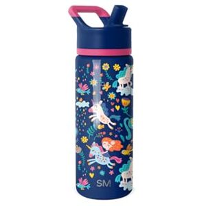 Simple Modern Kids Water Bottle with Straw Insulated Stainless Steel Reusable Tumbler for School, Girls, Boys Summit Collection 530ml Unicorn Rainbows Simple Modern Kids Water Bottle with Straw Insulated Stainless Steel Reusable Tumbler for School, Girls, Boys Summit Collection 530ml Unicorn Rainbows
