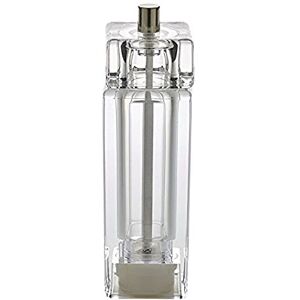 Genware NEV-SPSQ15 Square Salt/Pepper Grinder, Acrylic, 15 cm Genware NEV-SPSQ15 Square Salt/Pepper Grinder, Acrylic, 15 cm