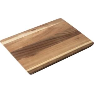 Kuhn Rikon Culinary Forged Acacia Cutting Board Small – Durable Wooden Chopping Board with Non-Slip Feet – Compact Design for Everyday Food Preparation and Safe Knife Use, Brown Kuhn Rikon Culinary Forged Acacia Cutting Board Small – Durable Wooden Chopping Board with Non-Slip Feet – Compact Design for Everyday Food Preparation and Safe Knife Use, Brown