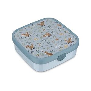 Mepal Lunch Box Large Campus, Lunch Box for Children, Includes 2 Removable Leakproof Boxes and Fork, Boxes are Microwave Safe, 2X 200 and 1250 ml, Forest Friends Mepal Lunch Box Large Campus, Lunch Box for Children, Includes 2 Removable Leakproof Boxes and Fork, Boxes are Microwave Safe, 2X 200 and 1250 ml, Forest Friends
