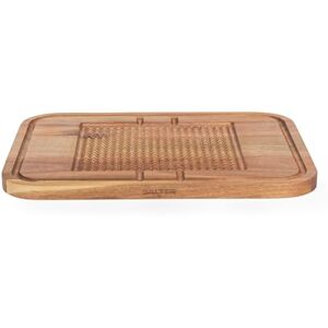 Salter Acacia Carving Board – FSC Acacia Wood, 39.5 x 30 x 1.9cm, Built-in Meat Rest, Textured Grip, Anti-Spill Groove, Oil-Finished, Strong & Durable, Protects Kitchen Worktops, for Meat Carving Salter Acacia Carving Board – FSC Acacia Wood, 39.5 x 30 x 1.9cm, Built-in Meat Rest, Textured Grip, Anti-Spill Groove, Oil-Finished, Strong & Durable, Protects Kitchen Worktops, for Meat Carving