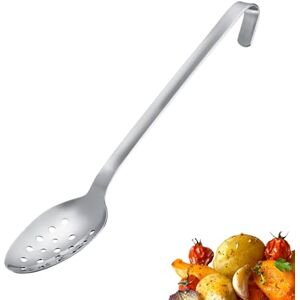 Westmark Ladle Pro Stainless Steel Cooking Spoon with Holes & Hanging Hook Practical Vegetable Spoon & Serving Spoon Silver, 45 cm Westmark Ladle Pro Stainless Steel Cooking Spoon with Holes & Hanging Hook Practical Vegetable Spoon & Serving Spoon Silver, 45 cm
