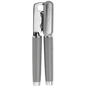 KitchenAid Classic Multifunction Can Opener and Bottle Opener Easy to Use, Razor Sharp Stainless Steel Cutting Wheel, Soft Ergonomic Handles, Gray KitchenAid Classic Multifunction Can Opener and Bottle Opener Easy to Use, Razor Sharp Stainless Steel Cutting Wheel, Soft Ergonomic Handles, Gray