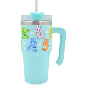 HOX Care Bears 20oz / 600 ML Tumbler with Straw & Lid Leak & Spill Proof Travel Mug Stainless Steel Double Wall Vacuum Insulated Water Bottle with Handle Keeps Cold for 17Hrs or Hot for 5Hrs HOX Care Bears 20oz / 600 ML Tumbler with Straw & Lid Leak & Spill Proof Travel Mug Stainless Steel Double Wall Vacuum Insulated Water Bottle with Handle Keeps Cold for 17Hrs or Hot for 5Hrs