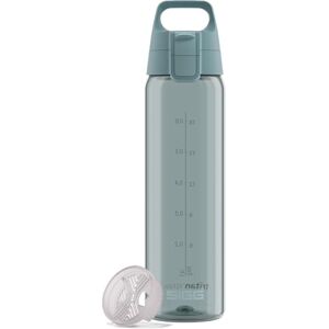 Sigg Tritan Water Bottle Total Color ONE Morning Blue Suitable For Carbonated Beverages Dishwasher Safe Leakproof Featherweight BPA Free 0.75 L Sigg Tritan Water Bottle Total Color ONE Morning Blue Suitable For Carbonated Beverages Dishwasher Safe Leakproof Featherweight BPA Free 0.75 L