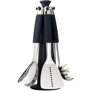Joseph Joseph Elevate Kitchen tools & gadgets Carousel 6-Piece Utensil Set with rotating stand, Ergonomic silicone handles, Stainless Steel Joseph Joseph Elevate Kitchen tools & gadgets Carousel 6-Piece Utensil Set with rotating stand, Ergonomic silicone handles, Stainless Steel