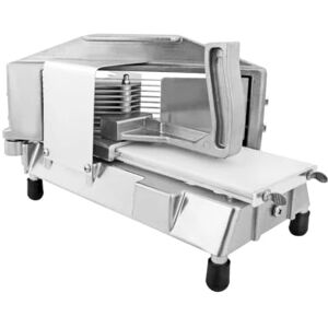 Vogue Tomato Slicer, Stainless Steel, Produces 5 mm Thick Tomato Slices, Multiple Blades Cut Tomatoes, Extra-Sahrp Blades, Ergonomic Handle, Commercial & Home Kitchen Use, DC714 Vogue Tomato Slicer, Stainless Steel, Produces 5 mm Thick Tomato Slices, Multiple Blades Cut Tomatoes, Extra-Sahrp Blades, Ergonomic Handle, Commercial & Home Kitchen Use, DC714