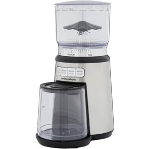 Morphy Richards Electric Coffee Grinder and Burr, 200g Capacity, Removable Grinding Cup, Stainless Steel Body, 20 Grinding Settings, French Press, Cafetiere, Espresso Coffee, 120W, 210253 Morphy Richards Electric Coffee Grinder and Burr, 200g Capacity, Removable Grinding Cup, Stainless Steel Body, 20 Grinding Settings, French Press, Cafetiere, Espresso Coffee, 120W, 210253