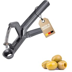 Westmark Olive Stoner Olivus Black Edition – Stoner for Large & Small Olives – Practical one-Handed Device with Spring – Anthracite Westmark Olive Stoner Olivus Black Edition – Stoner for Large & Small Olives – Practical one-Handed Device with Spring – Anthracite