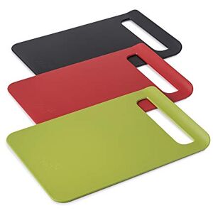 Zeal LSET13 Kitchen Slimline Chopping Board, Set of 3, 34x23cm (Red/Black/Lime), 34x23cm/Lime 34x23cm/Black Zeal LSET13 Kitchen Slimline Chopping Board, Set of 3, 34x23cm (Red/Black/Lime), 34x23cm/Lime 34x23cm/Black