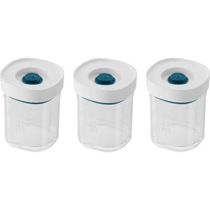 ZWILLING Fresh & Save Cube La Mer Spice Jars, 3 Pieces, Size XS, Modular & Stackable Storage Jar, Airtight & Vacuum Storage, Dishwasher Safe, Transparent-La Mer ZWILLING Fresh & Save Cube La Mer Spice Jars, 3 Pieces, Size XS, Modular & Stackable Storage Jar, Airtight & Vacuum Storage, Dishwasher Safe, Transparent-La Mer