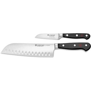 Wüsthof Classic 2-Piece Asian Knife Set, Black Wüsthof Classic 2-Piece Asian Knife Set, Black
