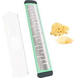 Empava Cheese Grater, Parmesan Cheese Grater, Lemon Zester Grater, Cheese Graters for Kitchen, Butter, Garlic crater, Vegetable Slicer, Carrot, Ginger, Coconut Grater,Onion Slicer, Green Empava Cheese Grater, Parmesan Cheese Grater, Lemon Zester Grater, Cheese Graters for Kitchen, Butter, Garlic crater, Vegetable Slicer, Carrot, Ginger, Coconut Grater,Onion Slicer, Green