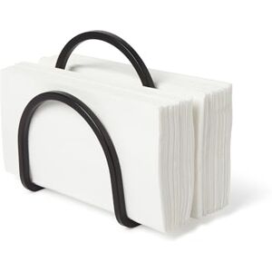 Umbra Squire Napkin Holder for Kitchen, Cocktail Party, Bent Metal Wire Looks Like Cast Iron, Black Umbra Squire Napkin Holder for Kitchen, Cocktail Party, Bent Metal Wire Looks Like Cast Iron, Black