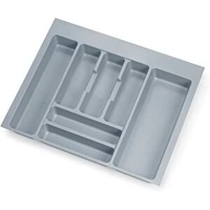 Emuca Adjustable Cutlery Tray for Drawer, Cutlery Drawer Organizer 60cm Cabinet Width Emuca Adjustable Cutlery Tray for Drawer, Cutlery Drawer Organizer 60cm Cabinet Width