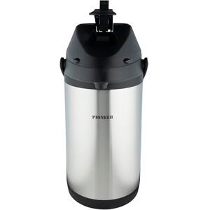 Pioneer 5.0L Stainless Steel Lever Airpot, Leakproof Flask for Hot and Cold Drinks, Easy Pump Drink Dispenser for Events Pioneer 5.0L Stainless Steel Lever Airpot, Leakproof Flask for Hot and Cold Drinks, Easy Pump Drink Dispenser for Events