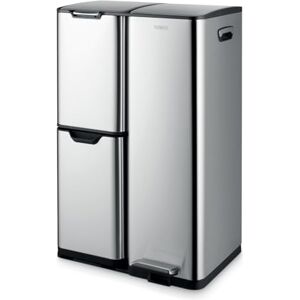 Tower T838024SS Pedal Bin, Steel, Silver Tower T838024SS Pedal Bin, Steel, Silver