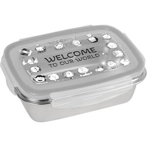 Gedalabels Peanuts Comic Edition Snoopy Lunch Box 850 ml Stainless Steel Airtight Food-Safe Gedalabels Peanuts Comic Edition Snoopy Lunch Box 850 ml Stainless Steel Airtight Food-Safe