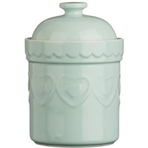 Premier Housewares Sweet Heart Storage Canister, Pastel Green Premier Housewares Sweet Heart Storage Canister, Pastel Green