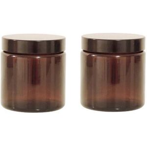 Mikken 2 Glass Jars - Cream, Spice Containers 120ml Mikken 2 Glass Jars - Cream, Spice Containers 120ml