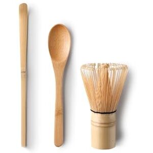 IBILI Matcha Set of 3 Pieces, Bamboo, Measuring Spoon Chashaku, Whisk Chasen and Traditional Spoon IBILI Matcha Set of 3 Pieces, Bamboo, Measuring Spoon Chashaku, Whisk Chasen and Traditional Spoon
