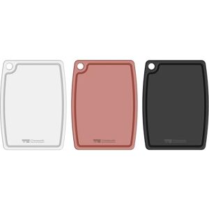 Rio Greenworks Chopping Board Set Recycled Plastic 37x28cm White, Black & Red, BPA Free Cutting Board, Dishwasher Safe & Heat Resistant Rio Greenworks Chopping Board Set Recycled Plastic 37x28cm White, Black & Red, BPA Free Cutting Board, Dishwasher Safe & Heat Resistant