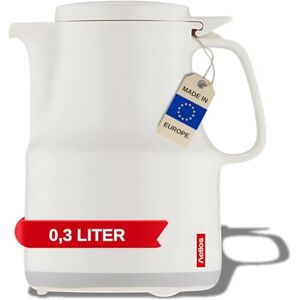 Helios Thermoboy Vacuum Jug White 0.3 Litre Helios Thermoboy Vacuum Jug White 0.3 Litre