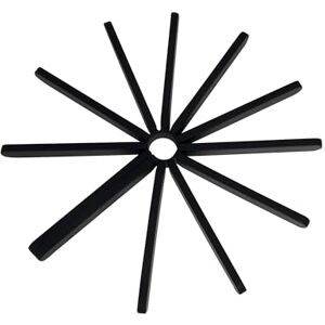Umbra Fanfare Silicone Trivet, Set of 2 Black Multi-Use Expandable Round Kitchen Mat Folds Flat for Compact Storage Protects Your Table or Kitchen Counter When Serving Hot Dishes Umbra Fanfare Silicone Trivet, Set of 2 Black Multi-Use Expandable Round Kitchen Mat Folds Flat for Compact Storage Protects Your Table or Kitchen Counter When Serving Hot Dishes