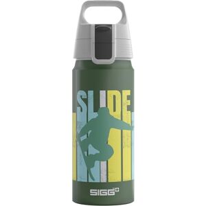 Sigg Aluminium Water Bottle For Kids WMB ONE Slide Suitable For Carbonated Drinks Leakproof Lightweight BPA Free Climate Neutral Certified School & Sports Green 0.6L Sigg Aluminium Water Bottle For Kids WMB ONE Slide Suitable For Carbonated Drinks Leakproof Lightweight BPA Free Climate Neutral Certified School & Sports Green 0.6L