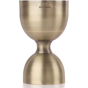 Barfly Heavy-Duty Straight Rim Bell Jigger, 1 oz x 2 oz, Antique Gold Barfly Heavy-Duty Straight Rim Bell Jigger, 1 oz x 2 oz, Antique Gold