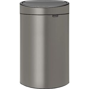 Brabantia 114908 Touch Bin New, 40 litre-Platinum, Stainless_Steel Brabantia 114908 Touch Bin New, 40 litre-Platinum, Stainless_Steel