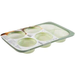 Cooksmart Signature Smart Flex 6-Cup Muffin Tray – Silicone Non-Stick Oven, Freezer & Dishwasher Safe BPA-Free Flexible & Durable Green Cooksmart Signature Smart Flex 6-Cup Muffin Tray – Silicone Non-Stick Oven, Freezer & Dishwasher Safe BPA-Free Flexible & Durable Green