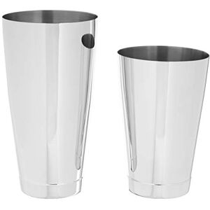 Barfly Weighted Cocktail Mixing Shaker Tin, Stainless Steel, Set 18 oz and 28 oz Barfly Weighted Cocktail Mixing Shaker Tin, Stainless Steel, Set 18 oz and 28 oz