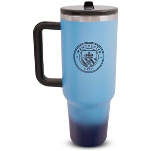 Hy-Pro Officially Licensed Manchester City 40oz/1.18 L Thermal Flask & Handle Metal Water Bottle with Straw, Portable Water Bottle for Sports & Daily Use Stainless Steel Design Hy-Pro Officially Licensed Manchester City 40oz/1.18 L Thermal Flask & Handle Metal Water Bottle with Straw, Portable Water Bottle for Sports & Daily Use Stainless Steel Design