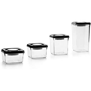 IBILI Vaccum Food Saver Stackable 1950 ml, Stainless-Steel, Silver/Black/Transparent IBILI Vaccum Food Saver Stackable 1950 ml, Stainless-Steel, Silver/Black/Transparent