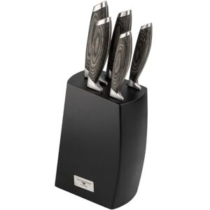 Rio 259 Series 6 Piece Knife Block with Knives German Steel Blade, Ergonomic Teak Handle, Filled Knife Block Rio 259 Series 6 Piece Knife Block with Knives German Steel Blade, Ergonomic Teak Handle, Filled Knife Block