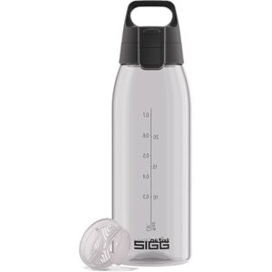 Sigg Tritan Water Bottle Total Color ONE Transparent Suitable For Carbonated Beverages Dishwasher Safe Leakproof Featherweight BPA Free 1L Sigg Tritan Water Bottle Total Color ONE Transparent Suitable For Carbonated Beverages Dishwasher Safe Leakproof Featherweight BPA Free 1L
