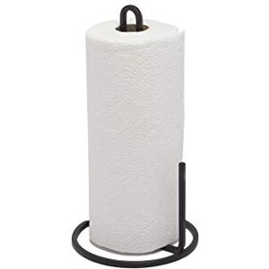 Umbra Squire Stand up Paper Towel Holder for Kitchen or Bathroom, Bent Metal Wire Looks Like Cast Iron, Black Umbra Squire Stand up Paper Towel Holder for Kitchen or Bathroom, Bent Metal Wire Looks Like Cast Iron, Black