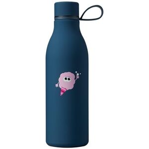 Tinc Flossie Metal Soft Touch Hot & Cold Water Bottle, Screw Top Lid, Navy 500ml capacity Tinc Flossie Metal Soft Touch Hot & Cold Water Bottle, Screw Top Lid, Navy 500ml capacity